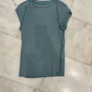 We The Free Seafoam Ribbed Tee